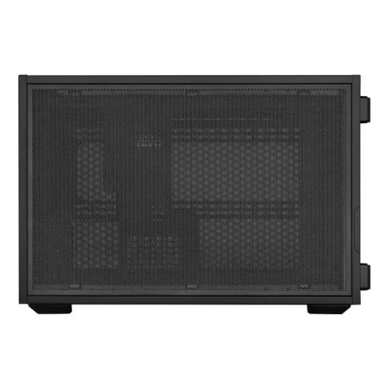 Lian Li DAN Cases B4 Wood Edition Mini Tower PC Case, Micro-ATX, Walnut Front Panel, Black