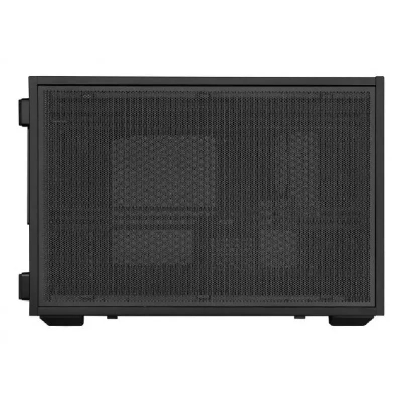 Lian Li DAN Cases B4 Wood Edition Mini Tower PC Case, Micro-ATX, Walnut Front Panel, Black