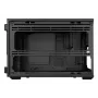 Lian Li DAN Cases B4 Wood Edition Mini Tower PC Case, Micro-ATX, Walnut Front Panel, Black