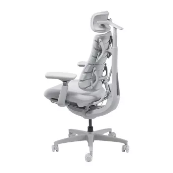 LiberNovo Omni Dynamic Ergonomic Office Chair, Grey, Mesh, 45 cm Seat Height, 3D Adjustable Armrests, 120 kg Capacity