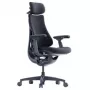 LiberNovo Omni Ergonomic Office Chair with Active Backrest and Massage Function, Black
