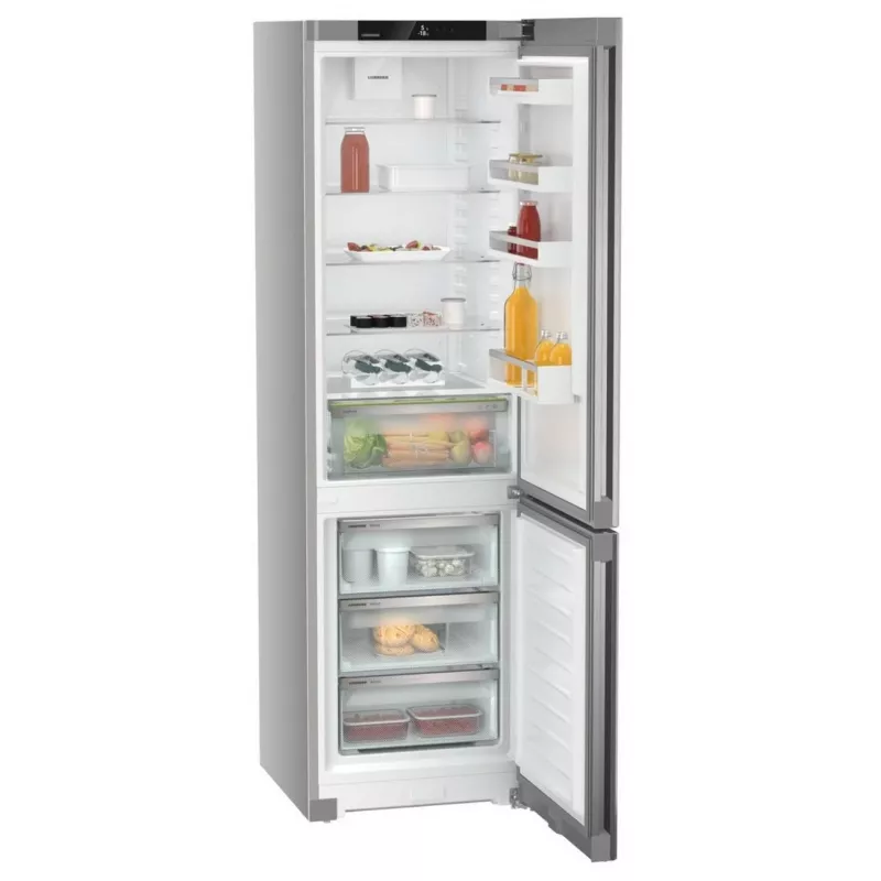 Liebherr CNsfd 5703 Fridge-Freezer Combination, 330 L, NoFrost, DuoCooling, Silver