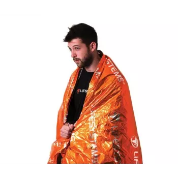Lifesystems Emergency Thermal Blanket Orange 210 x 140 cm