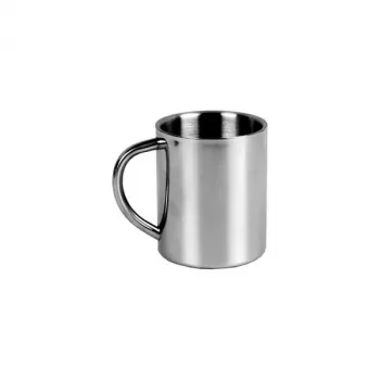 Lifeventure Stainless Steel Double-Wall Camping Mug 230 ml