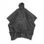 Lifeventure Travel Rain Poncho – Waterproof Ripstop Nylon, Black, One Size