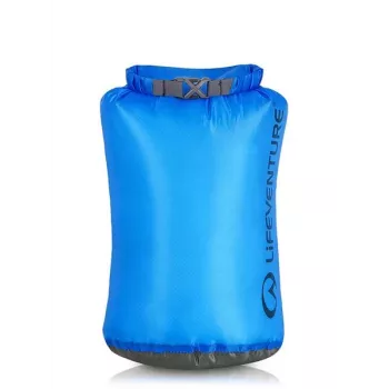 Lifeventure Ultralight Dry Bag 35L Blue - Waterproof Roll-Top 30D Ripstop Nylon