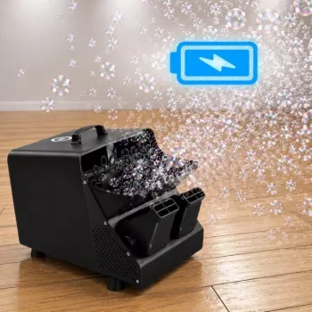 LIGHT4ME BUBBLE BIG ACCU Battery-Powered Bubble Machine