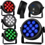 LIGHT4ME CREE ALU QUAD PAR 12 Par Light - 12x10W RGBW LED, DMX512, Black
