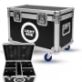 LIGHT4ME MINI SPOT 100 RING CASE 4IN1 Moving Head Spot Light System with Flight Case