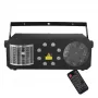 LIGHT4ME PARTY III V2 Multi-Effect LED Derby Gobo Wash Strobe Laser Light with IR Remote