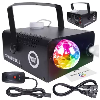 LIGHT4ME S 700W LED BALL Fog Smoke Generator with RGB LED Effect