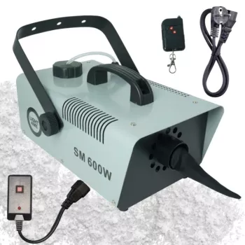 LIGHT4ME SM 600W Snow Machine with Wired Remote