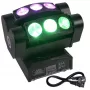 LIGHT4ME SPIDER HEAD 6x10 Disco Effect Moving Head