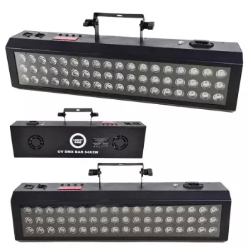 LIGHT4ME UV DMX BAR 54x3W UV LED Effect Light