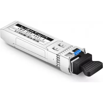 Lightwin 1.25 Gbit/s SFP BiDi Transceiver, 1550nm TX / 1310nm RX, 3km, DDM, LC Simplex, Singlemode (LWO-SFP-5531-3)