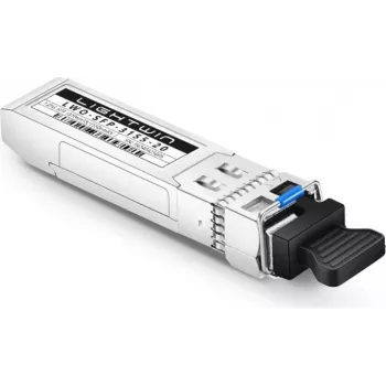 Lightwin 1.25G SFP BiDi 1310nm-TX/1550nm-RX 20km DDM LC Simplex SMF Transceiver (LWO-SFP-3155-20)