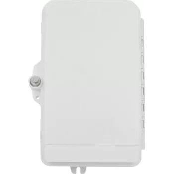 Lightwin HAK 8XSC/APC IP55 FTTx Wall Outlet for up to 8 Fibers, SC/APC Simplex or LC Duplex Adapters, 8x SC/APC Pre-installed, IP55 Weatherproof, Wall-Mount Fiber Termination Box