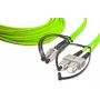 Lightwin LDP-50 LC-SC 2.0 OM5 Duplex Multimode Fiber Patch Cable, 1m, Lime Green LSZH
