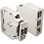 Lightwin LSBI 6DSC Industrial Splice Box with DIN Rail Mounting, 6x SC Duplex Ports, 12-Fiber Capacity, IP54 Steel Enclosure, OS2 Pigtails Included
