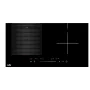 LIN LI-B47221 7200 W Induction Cooktop - 4 Zone Built-in Ceramic Glass Hob, Touch Control, Booster, Timer, Black