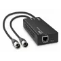 LINDY 2ch Dante to XLR Audio Decoder, PoE/USB-C Powered, 24-bit/96kHz, AES67 70619