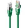 LINDY 2m CAT 6 S/FTP LSZH Gigabit Ethernet Patch Cable, RJ-45 to RJ-45, Green 45952