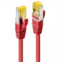 LINDY 30m Cat.7 SFTP PiMF Halogen-Free RJ45 Patch Cable, Red 47301
