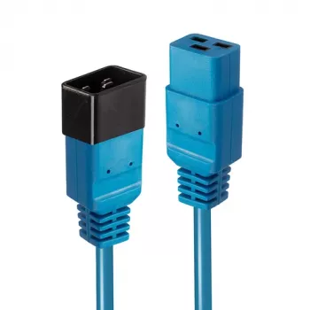 Lindy 3m Blue IEC C14 to C13 Power Extension Cable