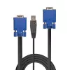 LINDY Combined KVM and USB Cable 2m