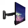 LINDY Fixed Wall Mount for a Display (Black, for Monitors up to 66 cm (26 inch), VESA 75x75/100x100)