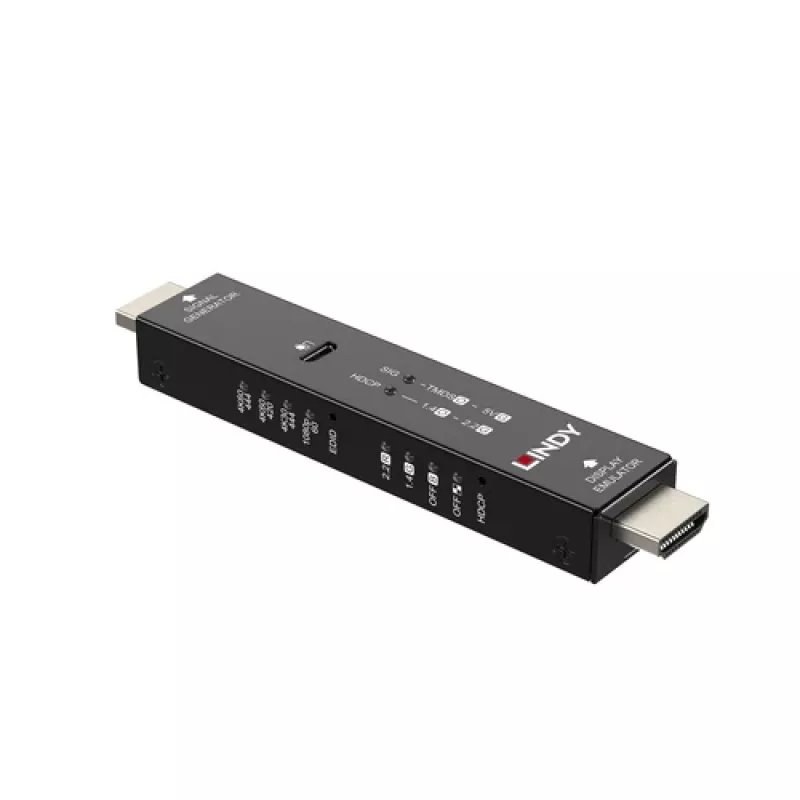 LINDY HDMI 4K60 Signal Generator & Display Emulator 32683