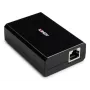 LINDY PoE to USB Type-C Splitter Converter, 15W Power Delivery, Gigabit Ethernet, USB 2.0 Data, Black 73474