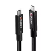 LINDY USB 3.0 Cable Type A to Type B, 0.5m, Anthracite, Triple Shielded