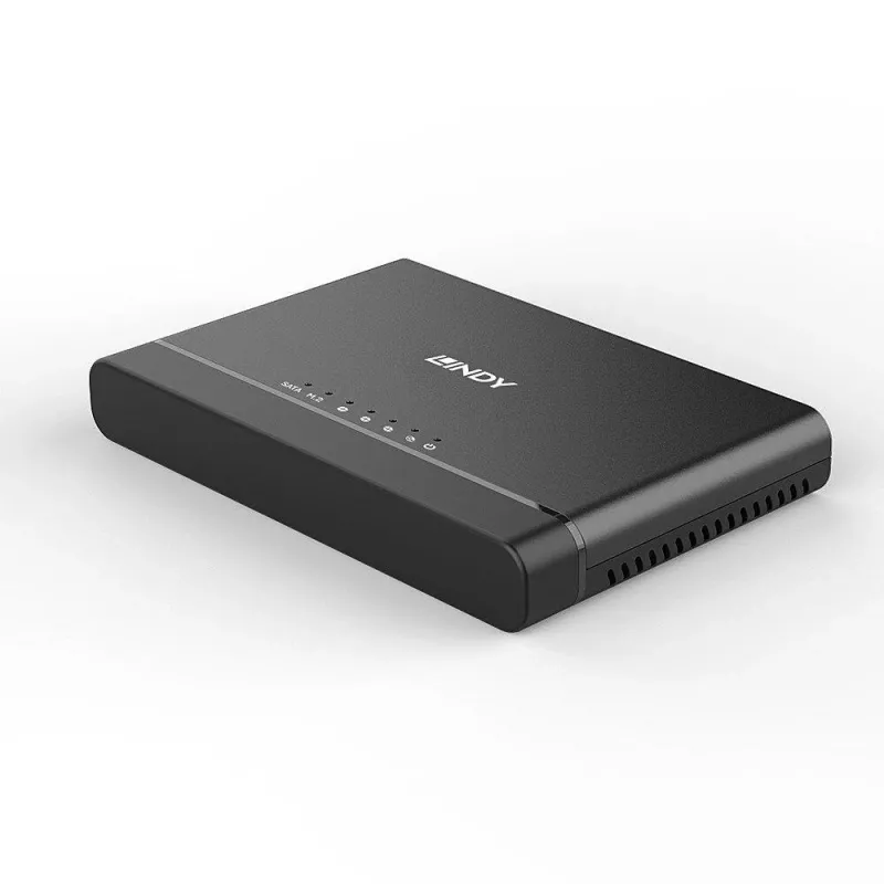 LINDY USB 3.2 Gen 2x2 Type-C to M.2 NVMe SSD Enclosure - 20 Gbps, Aluminium