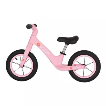 LittleLife Balance Bike Pink L18100 – Lightweight Kids' Training Bike with Puncture-Proof Tyres