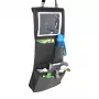 LittleLife Car Seat Organiser L16080 - Durable Polyester with 8 Pockets and Tablet Holder