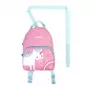 LittleLife Toddler Backpack Face Unicorn 2L Child Backpack with Detachable Safety Rein