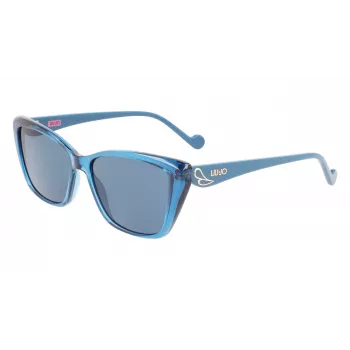 LIU JO Children's Sunglasses LJ3608S531440 Pink Square Acetate Frame Grey Gradient Lens UV400