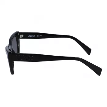 LIU JO LJ790S5221001 Women's Butterfly Sunglasses Black Grey Gradient 52mm