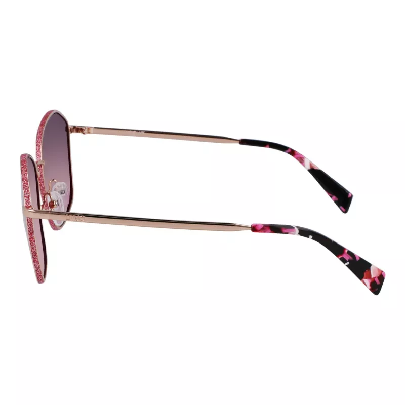LIU JO Women's Butterfly Cat Eye Sunglasses Havana Brown Gradient UV400