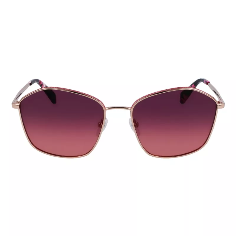 LIU JO Women's Butterfly Cat Eye Sunglasses Havana Brown Gradient UV400
