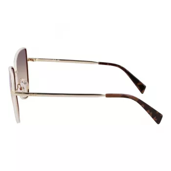 LIU JO Women's Butterfly Sunglasses LJ159S5816716 - Havana Brown Acetate Frame with Brown Gradient Polycarbonate Lenses, 58mm Lens Width, 100% UV400 Protection