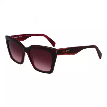 LIU JO Women's Butterfly Sunglasses LJ795S5418261 Havana Brown Gradient UV400