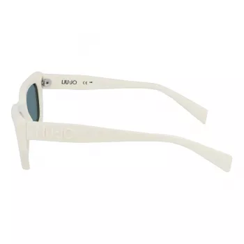 LIU JO Women's Cat Eye Sunglasses LJ790S 5221101 Black Acetate Grey Gradient Lens 52mm