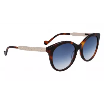 LIU JO Women's LJ765S-242 Butterfly/Cat-Eye Sunglasses Havana 54mm