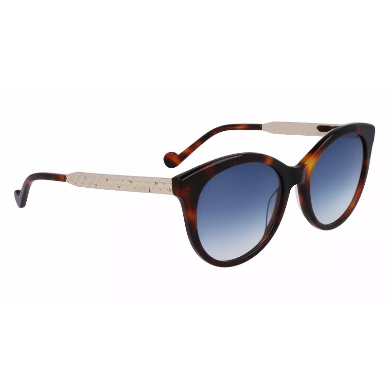 LIU JO Women's LJ765S-242 Butterfly/Cat-Eye Sunglasses Havana 54mm