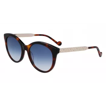 LIU JO Women's LJ765S-242 Butterfly/Cat-Eye Sunglasses Havana 54mm