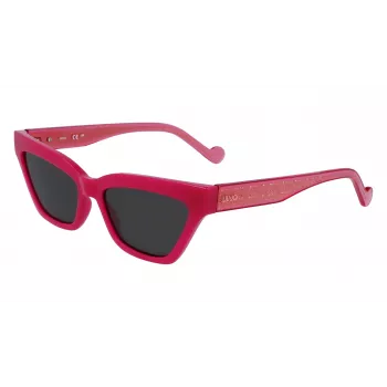 LIU JO Women's LJ781S-525 Butterfly Sunglasses Havana Acetate Brown Gradient Lens 55mm
