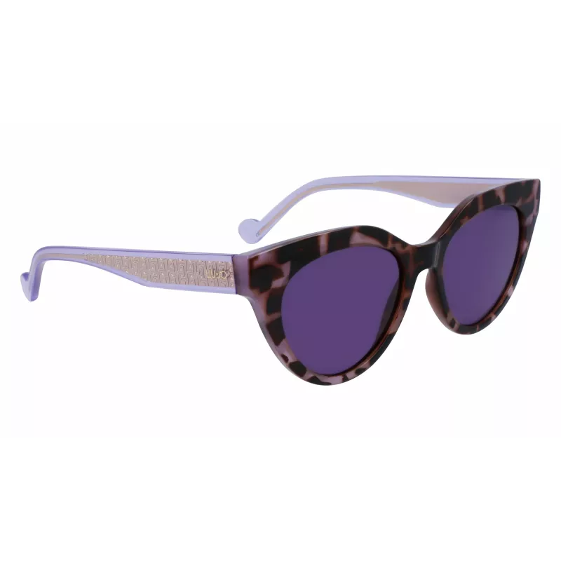 LIU JO Women's LJ782S-516 Cat Eye Sunglasses - Pink Havana, Brown Gradient, 53mm
