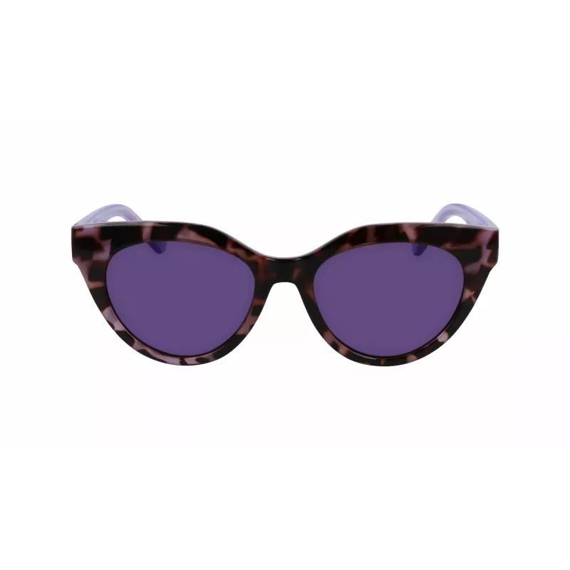 LIU JO Women's LJ782S-516 Cat Eye Sunglasses - Pink Havana, Brown Gradient, 53mm